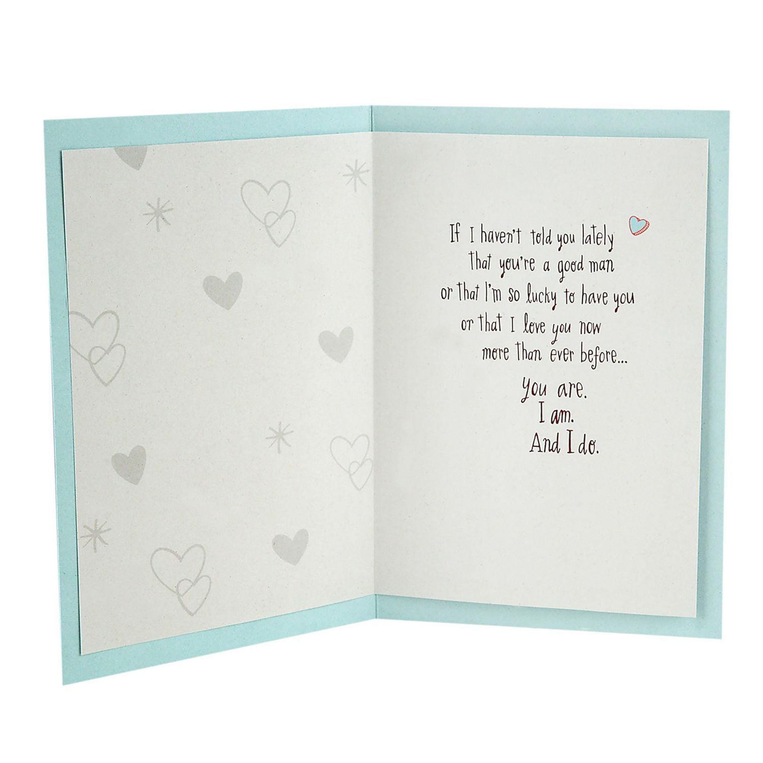 Carte d'amour pour lui – Hallmark – « Lucky Me to Have You » (Carte de la Saint-Valentin ou carte d'anniversaire)