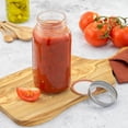 thumbnail image 4 of SUTENGDA Regular Mason Jars with Airtight Lids  Labels and Measures - 16 oz - [Set of 6] Airtight Canning Jars  Glass Jars, 4 of 6
