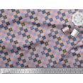 thumbnail image 2 of Soimoi Poly Georgette Fabric Argyle Check Print Fabric by Yard 52 Inch Wide, 2 of 3