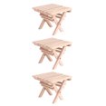 thumbnail image 2 of KAKOWELY 3PCS Miniature Folding Table Models Creative Wooden Mini Table Mini House Decor,2.32"X2.32"X1.81", 2 of 5