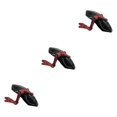 thumbnail image 1 of Decodeary Carbon Fiber Motorcycle Rear Wheel Fender Mudflap for Niu Technologies Sleek and Reliable 2nd gens red 3Set, 1 of 1