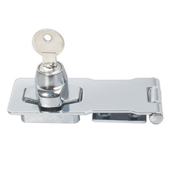 EIGTHTAIL Twist Knob Keyed Locking Hasp Padlock Set for Cabinets Security Door Van Lock