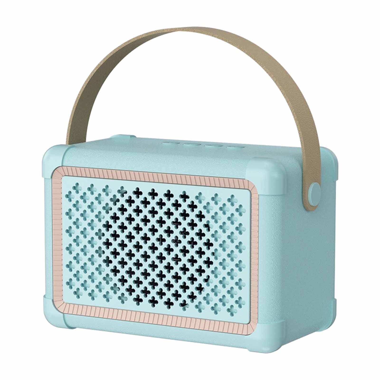 TopLLC Bluetooth Speaker Mini Wireless Speaker,Outdoor Portable Bluetooth Speaker With Clear Stereo Sound Bass,Mini Retro Speaker on Clearance