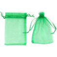 thumbnail image 3 of ORUYROP ® 100pcs Drawstring Organza Jewelry Candy Pouch Party Wedding Favor Gift Bags (7x9, Green), 3 of 7