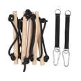 thumbnail image 2 of Kids Hanging Ladder, Easy To Use 5 Steps Multifunctional Kids Climbing Rope Ladder Safe 100kg Wooden  for Outdoor, 2 of 8