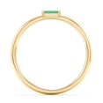 thumbnail image 3 of East-West Stackable Baguette Birthstone Ring - Emerald (May), 3 of 5