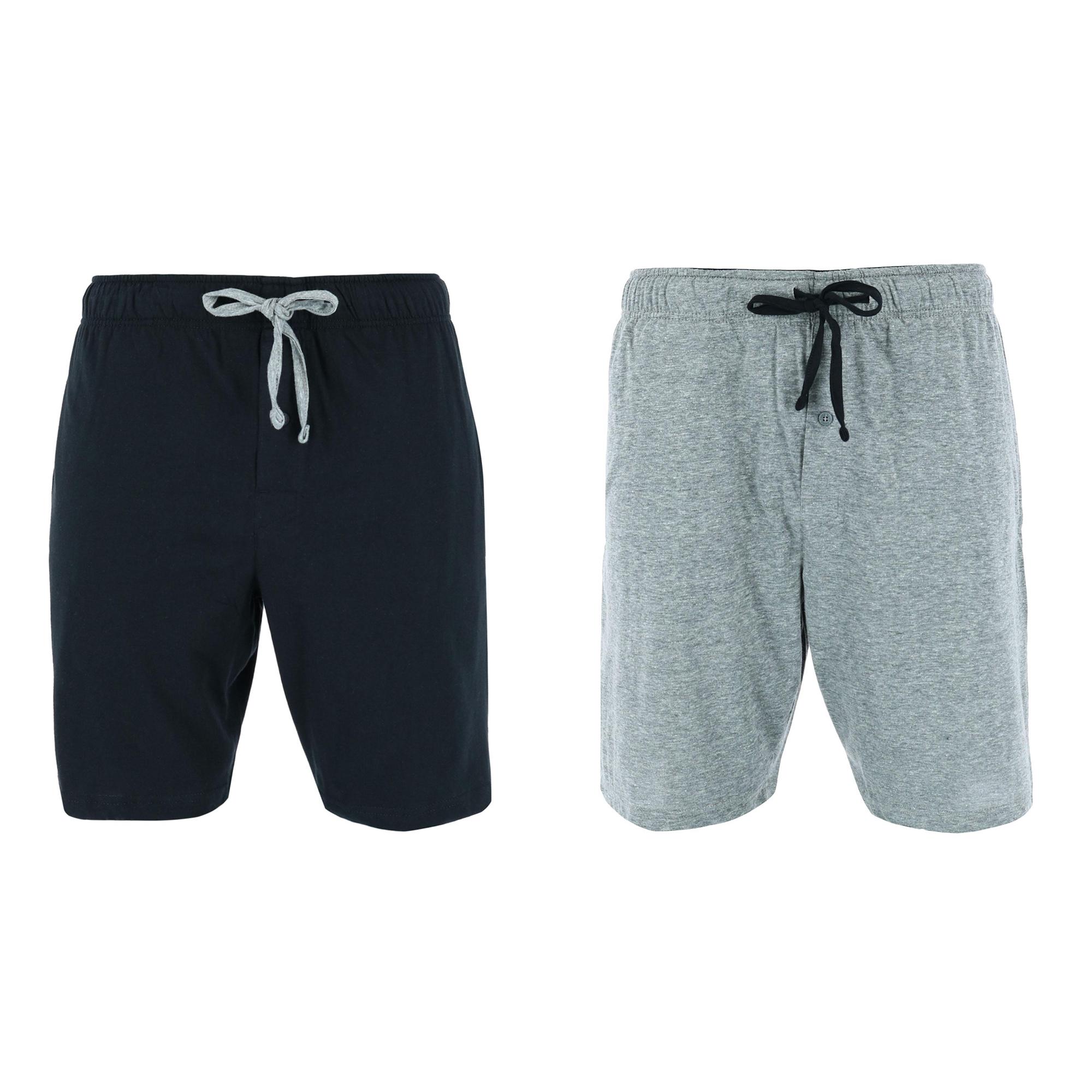 Hanes Short de Pyjama en Tricot (Lot de 2) (Grande Taille pour Hommes)