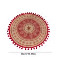 thumbnail image 3 of Aodebiao Festive Round Woven Placemat Holiday Table Mat Heat-Resistant Easy Clean Reusable Christmas Dinner Party Decor Kitchen Dining Protection, 3 of 7