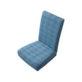 thumbnail image 2 of EGNMCR Home Decor, Room Decor, Wall Decor Elastic Dining Table Chair Cover Half Round Household Chair Cover Cushion Backrest One Universals Chair Flock Stools Cover Cover, 2 of 6