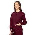 thumbnail image 3 of Adar Universal Scrubs For Women - Round Neck Warm-Up Scrub Jacket, 3 of 7