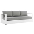 thumbnail image 2 of Modway Tahoe Outdoor Patio Powder-Coated Aluminum 2-Piece Set in White Gray, 2 of 10