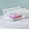 thumbnail image 3 of Sterilite 62L Latch Box  - Pink, 3 of 5
