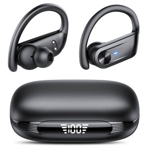 Refurbished IKT X88 Wireless Earbuds, Bluetooth 5.4, ENC Noise Cancelling Mic, Black
