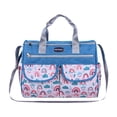 thumbnail image 1 of Lipstore Diaper Bag Tote Inner Zipper Pockets Travel Large Capacity Baby Changing Bag Blue S, 1 of 8