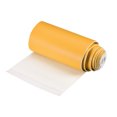 thumbnail image 1 of Unique Bargains Smooth Solid Color Faux Leather Sheets,PU Leather for DIY 10 x 135cm Deep Yellow, 1 of 4