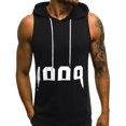 thumbnail image 1 of CEHVOM Fashion Men Sleeveless Printed Drawstring O-Neck Casual Tank Tops, 1 of 6
