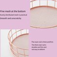 thumbnail image 2 of Ruiboury Luxury Cosmetics Storage Basket With Good Ventilation Modern Style And Scratch-Proof Coating Books Rosegold, 2 of 6