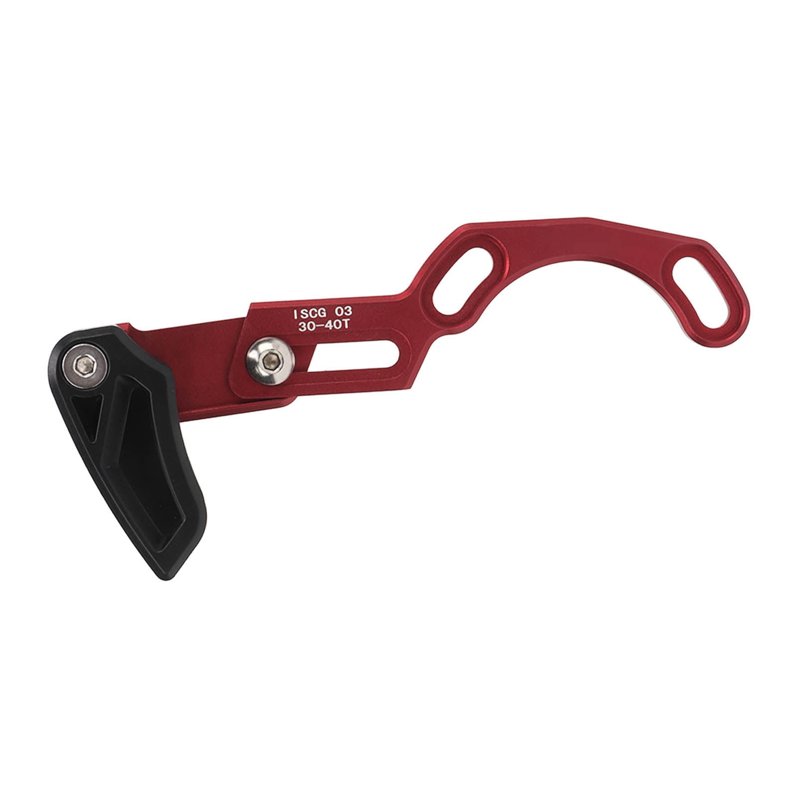 Bike Single Disc Sprocket Chain Guide, Bike Chain Guide Red CNC Machining Aluminium Alloy  For  Bike For Mountain Bike
