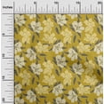 thumbnail image 2 of oneOone Viscose Chiffon Yellow Fabric Florals Sewing Craft Projects Fabric Prints By Yard 42 Inch Wide, 2 of 4