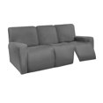 thumbnail image 2 of Stretch Recliner Sofa Covers Washable Soft for Cushion Couch Pets Dark Gray, 2 of 8