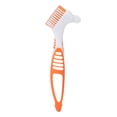 thumbnail image 2 of LYUMO Denture Cleaning Tools,Denture Toothbrush Dual Head Safe Denture Cleaning Tools For Partial Dentures Half Dentures Complete Dentures Orange,Toothbrush, 2 of 8