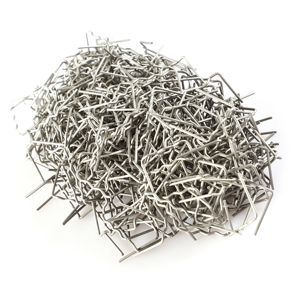 Wave Staples Plastic Welder Repair Bumper Iron 500PCS 0.6mm & 0.8mm Car Tools Pre Cut Welding Machine Hot Stapler