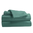 thumbnail image 1 of Comfy Bamboo World 9900 Series Draps Brodés Ensemble de Draps, Très Grand Lit, Sarcelle, 1 of 5