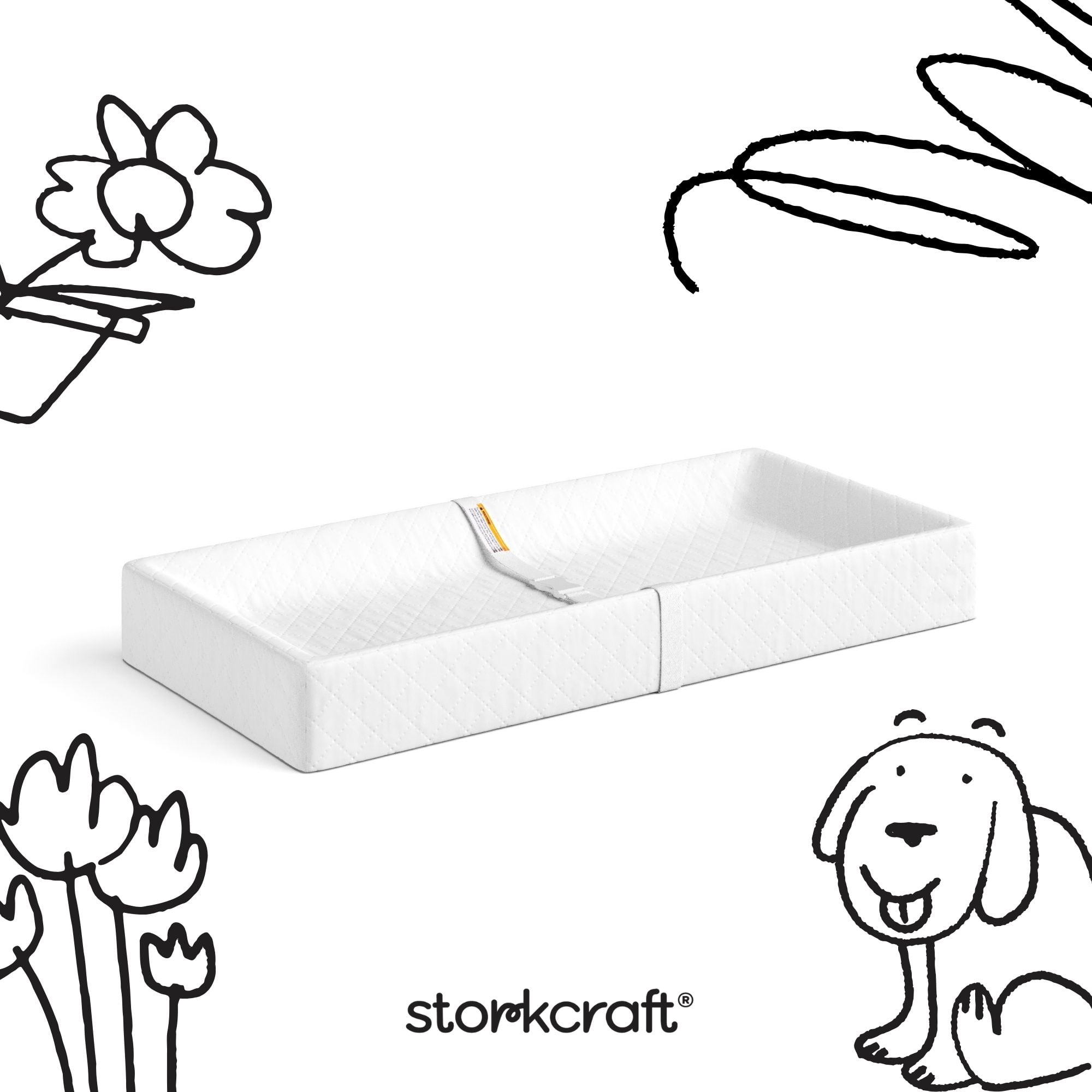 Storkcraft Nest 4-Sided Contoured Changing Pad