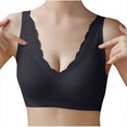 thumbnail image 1 of Plebaso Women's Wireless Bras Full Coverage Removable Soft Padded Everyday Bras Smooth Back Pullover Bras, 1 of 4