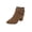 Brown, variant on Pisexur Boots for Women Casual High Heel Zipper Ankle Boots Fashion Button Solid Color Chunky Heel Outdoor Booties for Women Ladies Black Boots Brown Boots Gray Boots on Clearance