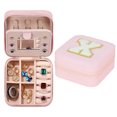 thumbnail image 1 of TopLLC 26 Letters Earring Jewelry Display Storage Box Case Organizer Flannel Tray Holder Gift, 1 of 3