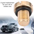 thumbnail image 4 of Ccdes Drain Screw Radiator Expansion Tank and Rubber O-ring for BMW 17111712788, Cooled System Adapter,Cooler Adapter, 4 of 7