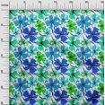 thumbnail image 3 of oneOone Silk Tabby Blue Fabric Floral Sewing Craft Projects Fabric Prints By Yard 42 Inch Wide, 3 of 4