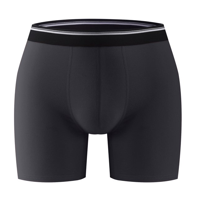Mens Fallow Ventilate Cotton Underwear Solid Color Open Boxers