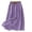 Purple, variant on Amzcrzy Skirts for Women Summer Solid Color Cotton Linen Midi Skirt Comfy Elastic Waist Drawstring Long Skirts for Women with Pockets 2XL