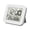 Blanc0, variante sur Hygromètre Thermomètre Numérique avec Horloge, Moniteur d'Humidité et de Température, Compteur d'Environnement Intérieur pour la Maison Ou le Bureau, Fonctionnalités, Minuterie, Chronomètre, Alarmes Doubles