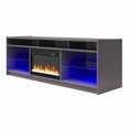 thumbnail image 2 of Ameriwood Home Luna Electric Fireplace TV Stand for TVs up to 65", Graphite Gray, 2 of 8
