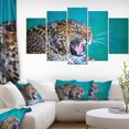 thumbnail image 3 of Design Art Leopard Sauvage Près Vue Art Sur Toile, 3 of 3
