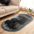 thumbnail image 1 of Bdday Entryway Rug Soft Rug Chair Cover Artificial Sheepskin Wool Warm Hairy Carpet Seat Mats Rug Kitchen Mats for Floor, 1 of 2