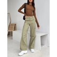 thumbnail image 4 of ORUYROP Womens Long Sleeve Fall Fashion 2023 Crop Tops Basic Layering Workout Slim Fitted T Shirts Y2K Tops, 4 of 5