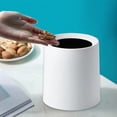 thumbnail image 4 of Chmadoxn Garbage Can, Trash Can Scandinavian Square Mini Desktop Garbage Can Without Cover Coffee Table Living Room Office Study Double Japanese Plain Originality PP Desktop trash can, 4 of 6