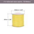 thumbnail image 2 of Unique Bargains Beading Thread Bracelet Weave Bead Craft Cord 0.5mm 159M/Roll (173-Yards) Decorative String, Yellow, 2 of 7