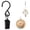 Black#5185🌈, variant on Qaailabf 6" Stainless Steel S-Hook with Clip, Heavy Duty Shower Curtain Hooks Metal S-Shaped Hanging Clips for Curtains Party Lights Outdoor Decorations, 1.9cm Wide, White Single Hook, Seamless Finish