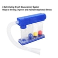 thumbnail image 3 of Breath Exercise Measurement System, 3 Chambers Hygienic Deep Breathing Exerciser 600cc To 1200cc  for Home, 3 of 8