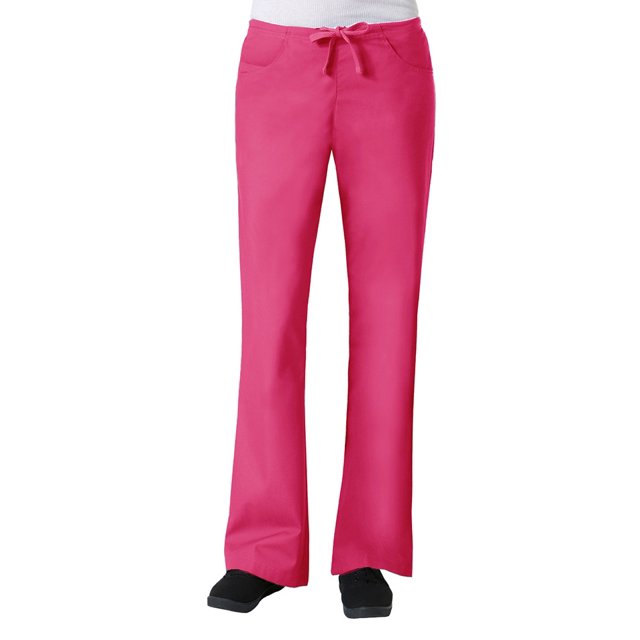 Pantalon d'Uniforme à Jambe Évasée Core par Maevn pour Femmes, Noir