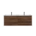 thumbnail image 2 of SERA Fleur Bathroom Vanity Walnut, 2 of 6