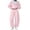 Pink, variant on Women's 2-Piece Sweatsuit Set, Long Sleeve Round-Neck Sweatshirt and Matching Joggers, for Home Lounge and Casual Daily Wear