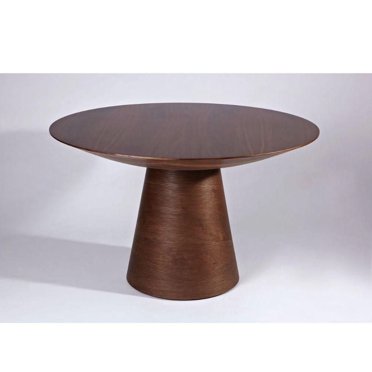 Dana Dining Table with walnut veneer wood top with veneer base
