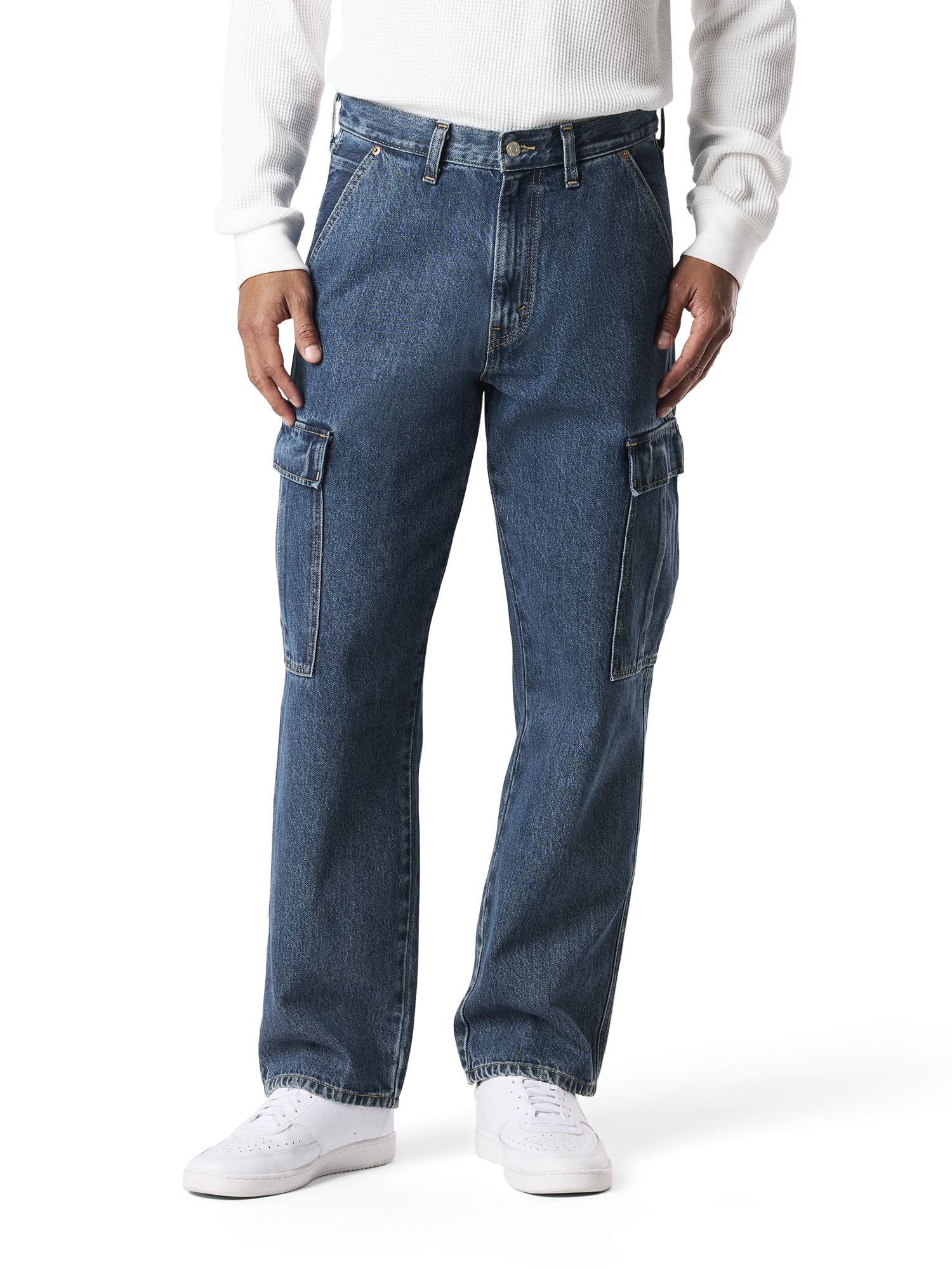 Levi Strauss Signature™ Jean Cargo Droit Ample pour Homme
