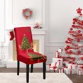 thumbnail image 4 of Christmas Dining Chair Covers Chair Back Covers Removable Washable Chair Protectors For Christmas Home Kitchen, 4 of 6